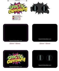 Spastic Pops Designer Brands! Spastic Collectibles Glitter Logo Pin [with 1 In 5 Chance At Glitter & Glow-in-the-Dark Logo Pin CHASE]