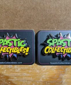 Spastic Pops Designer Brands! Spastic Collectibles Glitter Logo Pin [with 1 In 5 Chance At Glitter & Glow-in-the-Dark Logo Pin CHASE]