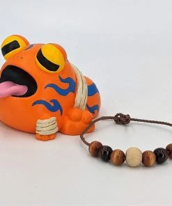 Spastic Pops SUNS OUT BUNS OUT Custom 1 Of 1 Ributt Vinyl Figure: “Narutoad” By EL TORO