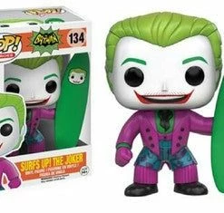 Spastic Pops Brand New! The Joker (Classic 1966 TV) (Surf's Up) Type: Vinyl Art Toys Brand: Funko Series: Pop! Heroes , Pop! Vinyl Reference #: 134 Released: 2016
