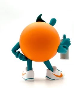Spastic Pops Designer Brands! UVD TOYS: Atomik Orange "Fins" Edition By Atomik And UVD Toys