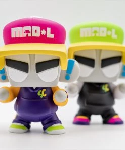 Spastic Pops UVD TOYS: Jeremy Mad'L X UVD Toys MAD*L Citizens - Spastic Collectibles Exclusive Lime Green Colorway With 1 In 4 Chance At Electric Pink Chase!