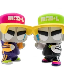 Spastic Pops UVD TOYS: Jeremy Mad'L X UVD Toys MAD*L Citizens - Spastic Collectibles Exclusive Lime Green Colorway With 1 In 4 Chance At Electric Pink Chase!