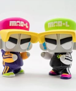 Spastic Pops UVD TOYS: Jeremy Mad'L X UVD Toys MAD*L Citizens - Spastic Collectibles Exclusive Lime Green Colorway With 1 In 4 Chance At Electric Pink Chase!
