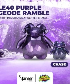 Spastic Pops Misc Funko! VANSER TOYS LE40 Purple Geode Ramble With 1 In 5 Chance At Glitter Chase!